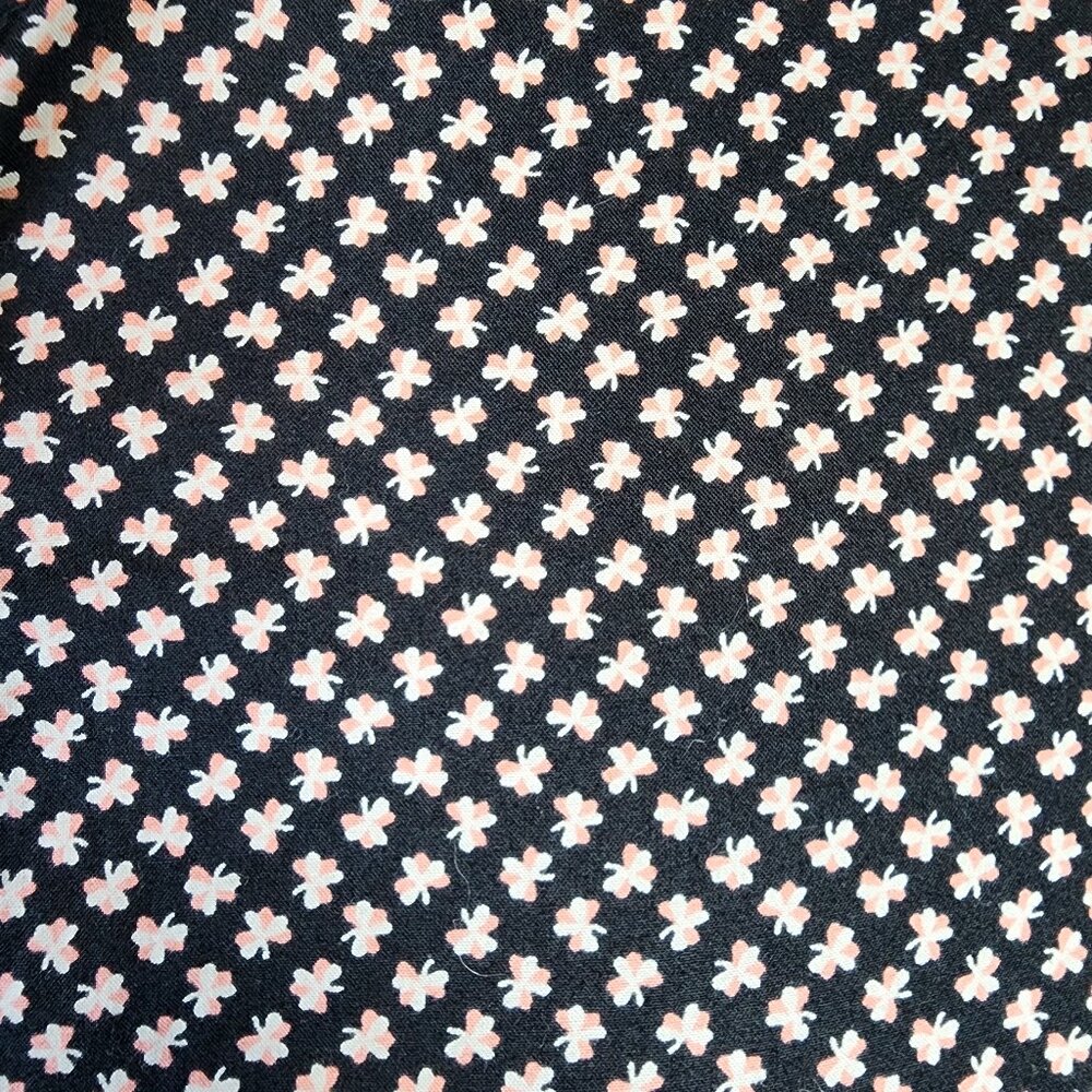 Uniqlo Orla Kiely Black Pink Floral Cotton Button Up Collared Shirt Size Small - Picture 8 of 14